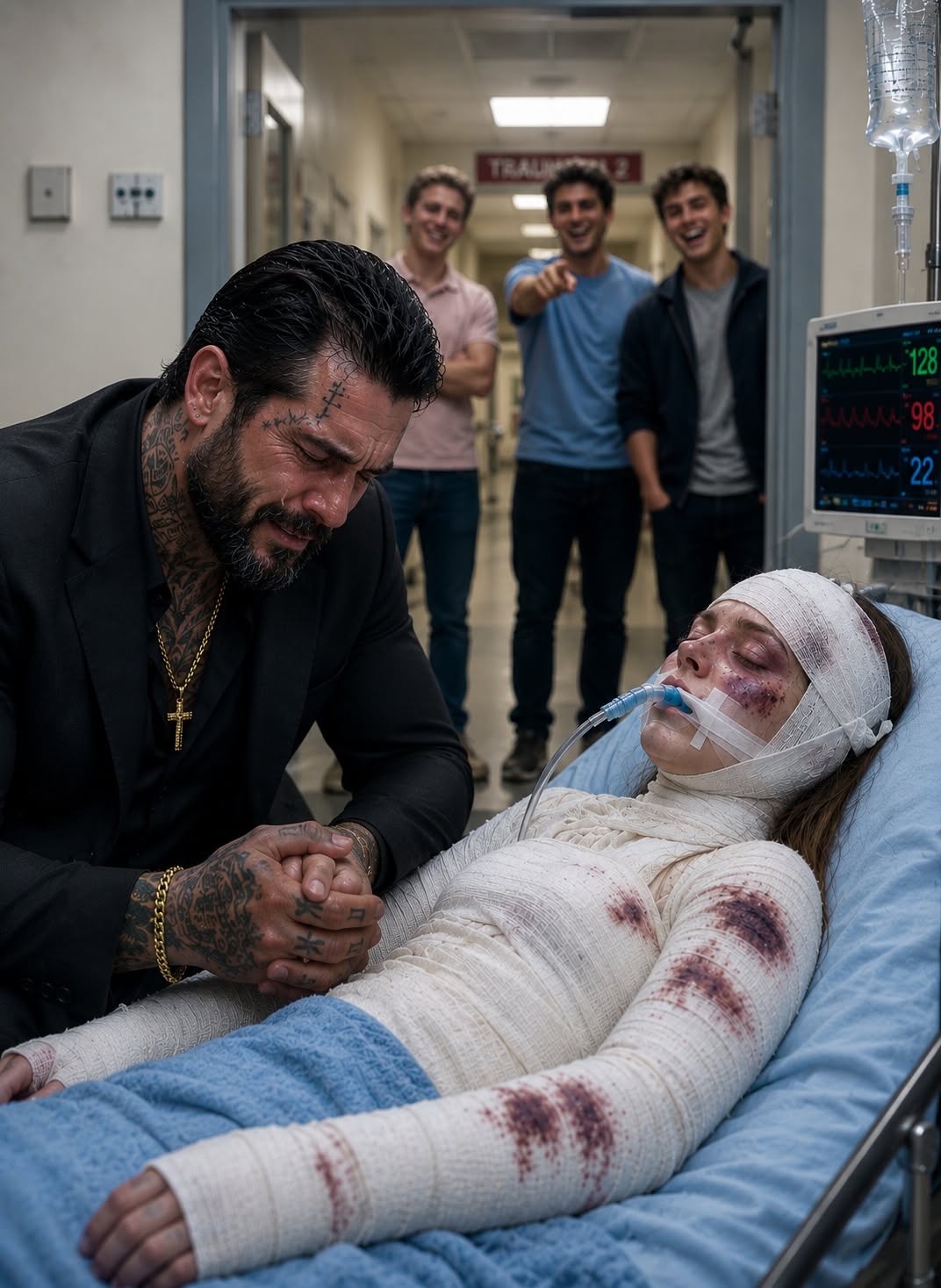 THEY SHATTERED HIS DAUGHTER’S JAW AND LAUGHED OUTSIDE HER HOSPITAL ROOM, BUT THE BLOODSTAINED NOTE IN HER POCKET CONTAINED THE NAME THE GHOST HAD BURIED NINETEEN YEARS AGO