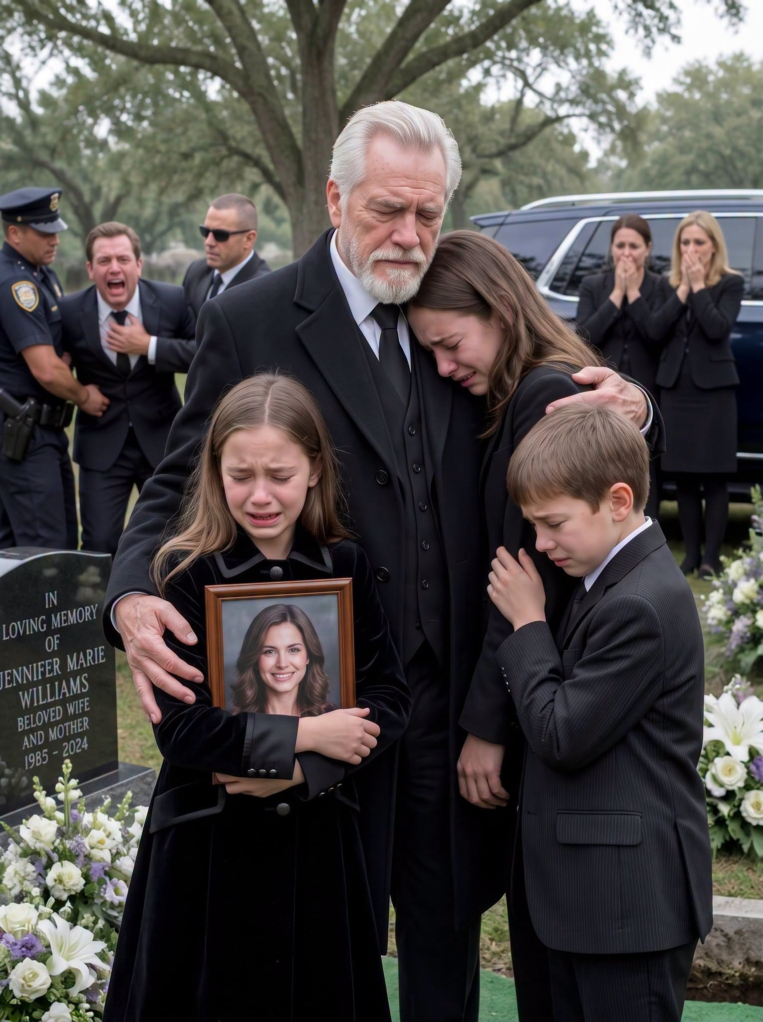 AT MY DAUGHTER’S FUNERAL, HER HUSBAND POINTED AT THEIR THREE GIRLS AND SAID, “THEY ARE GOING INTO FOSTER CARE. I DESERVE A NEW LIFE WITH MY FIANCÉE.” HE DID NOT KNOW THE CHILDREN WERE HOLDING THEIR MOTHER’S NOTEBOOK, PRIVATE RECORDINGS, AND ONE FINAL ENVELOPE THAT WOULD DESTROY HIS WEDDING BEFORE HE REACHED THE ALTAR.