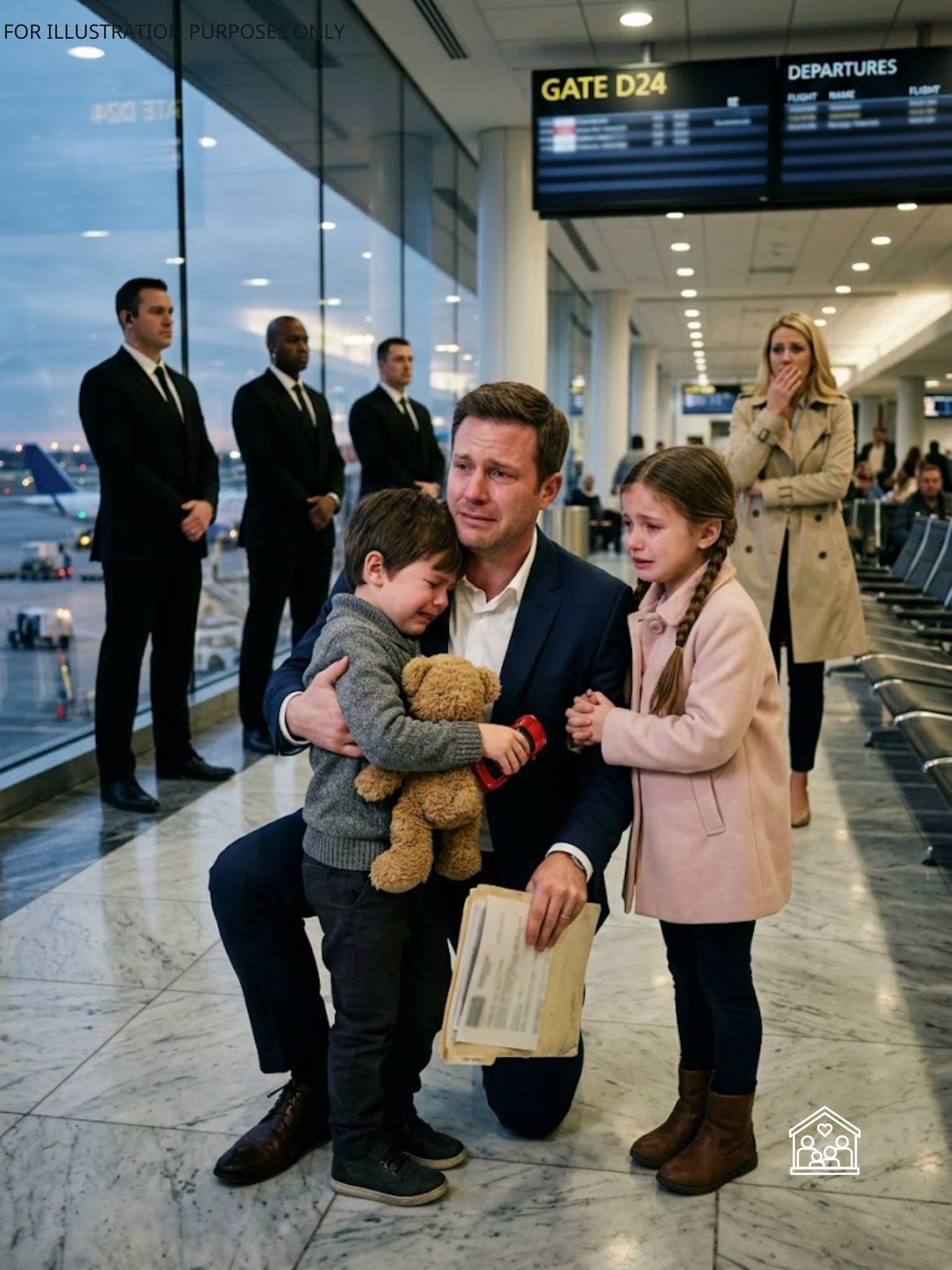 THEIR STEPMOTHER ABANDONED FIVE YEAR OLD TWINS AT O’HARE AND BOARDED A ONE WAY FLIGHT. SHE THOUGHT THEIR FATHER WAS GONE FOREVER, UNTIL THE STRANGER WHO STOPPED HER PLANE LEARNED THE DEAD MAN HAD NAMED HIM AS THE CHILDREN’S LAST PROTECTOR.