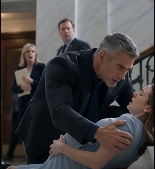 THE MISTRESS SHOVED HIS EIGHT MONTH PREGNANT WIFE DOWN THE COURTHOUSE STEPS. THEN THE WOMAN’S BROTHER DROPPED BESIDE HER, RAISED HIS BLOOD MARKED PHONE, AND SAID, “YOU TRIED TO BURY MY SISTER BENEATH YOUR MONEY. SHE ALREADY GAVE ME EVERY ACCOUNT.”