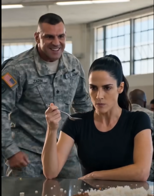 HE FLIPPED HER LUNCH TRAY AND THREW THE FIRST PUNCH. THIRTEEN SECONDS LATER, THE WOMAN HE CALLED A CIVILIAN OPENED AN ARMY CID CREDENTIAL.