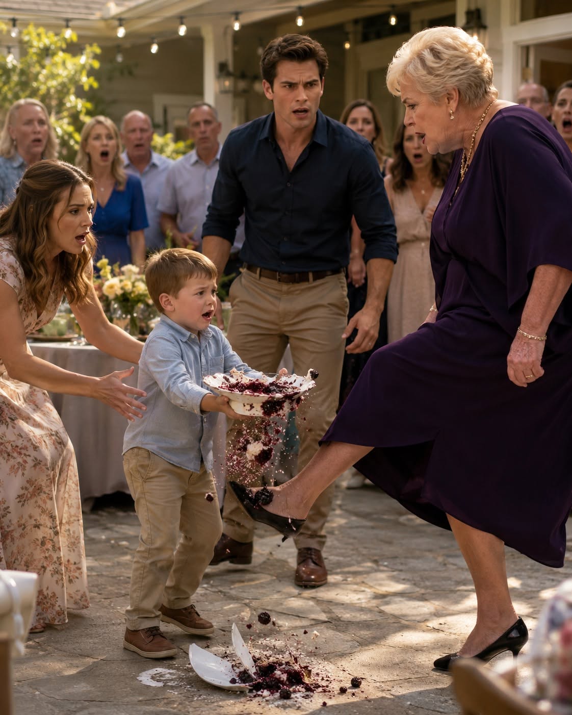 MY MOTHER IN LAW KICKED DESSERT FROM MY FOUR YEAR OLD’S HANDS AND SAID HE WAS NOT HER GRANDSON. HOURS LATER, THE HOSPITAL REVEALED THAT LUKE WAS BRANDON’S SON, BUT MADELINE HAD NEVER BEEN BRANDON’S MOTHER.