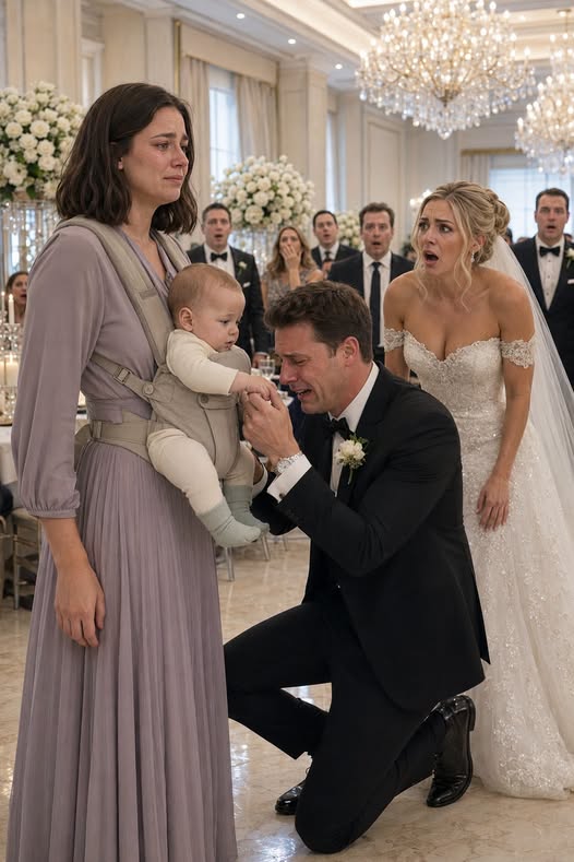 MY EX HUSBAND INVITED ME TO WATCH HIM MARRY THE WOMAN WHO SHOVED ME INTO PREMATURE LABOR. I WALKED INTO THE BALLROOM WITH HIS NEWBORN SON, AND THE DOCTOR ANNOUNCED, “THE GARAGE CAMERA CAUGHT THE BRIDE.” THEN NOAH’S HOSPITAL BAND FROZE THEIR $1.4 BILLION DEAL.