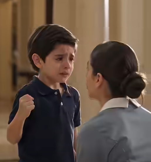 THE SYNDICATE LEADER’S FOUR YEAR OLD SON RAISED HIS FIST AT A YOUNG MAID. THEN A DEVICE FELL FROM HIS COLLAR AND PLAYED THE LAST SOUNDS HIS MOTHER EVER MADE.