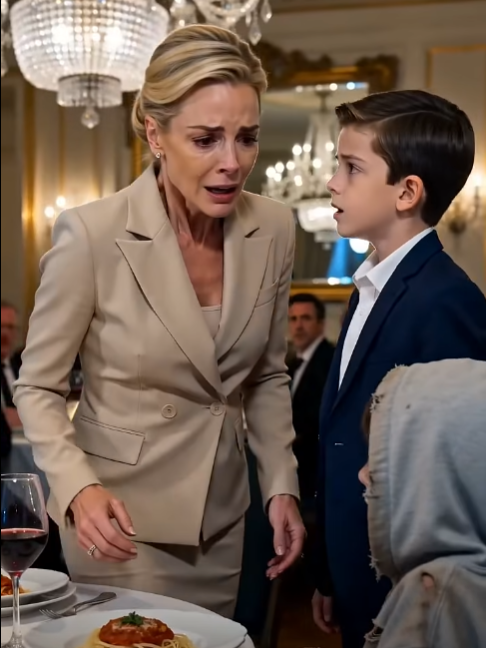 THE HOMELESS BOY SAVED HER SON, THEN HIS CRACKED PHONE EXPOSED THE MAN CHASING HIM