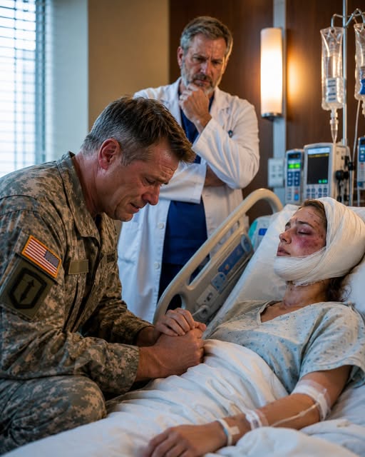 THE DOCTOR SHOWED ME MY DAUGHTER’S SHATTERED JAW. THEN A BLOODSTAINED COIN FROM MY OLD ARMY UNIT WAS FOUND BENEATH HER HAND, AND THE DETECTIVE SAID SHE HAD WRITTEN MY NAME BEFORE LOSING CONSCIOUSNESS.