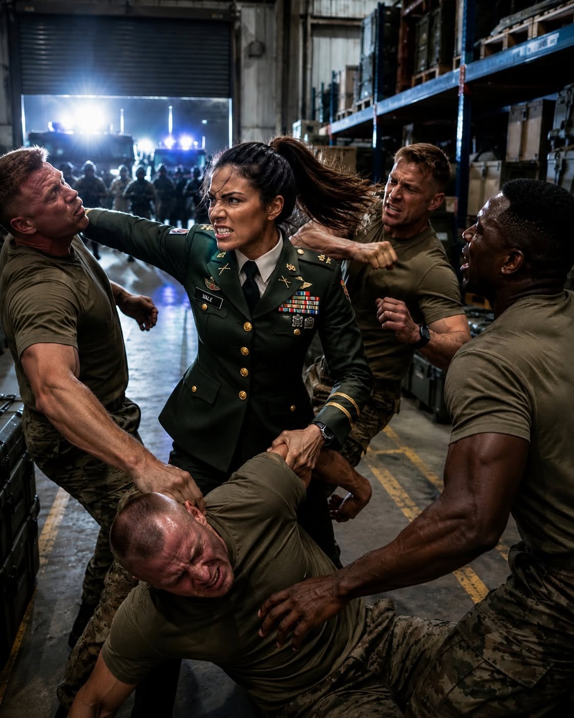THEY SHATTERED BOTH OF MY LEGS INSIDE A RESTRICTED NAVY DEPOT BECAUSE I FOUND THE MISSING EQUIPMENT. THEN THE LOADING BAY FILLED WITH CONVOY LIGHTS, AND THE MEN STANDING OVER ME REALIZED I COMMANDED EVERY OPERATOR WALKING THROUGH THE DOOR.