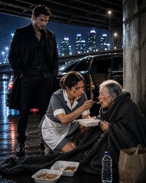 THE MAFIA BOSS FOLLOWED HIS MAID THROUGH A RAINSTORM, CERTAIN SHE WAS STEALING FROM HIM. THEN HER DISABLED MOTHER RAISED A FADED SILVER BRACELET AND WHISPERED, “YOU WERE THE BOY IN THE FIRE.”