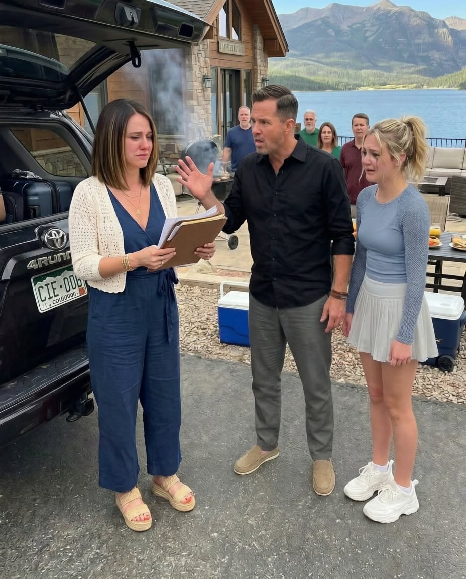 AT A FAMILY BARBECUE, MY HUSBAND ORDERED ME TO APOLOGIZE TO HIS DAUGHTER OR LEAVE. I LEFT WITHOUT A WORD. HOURS LATER, HE RETURNED TO FIND THE LOCKS CHANGED, THE MONEY FROZEN, AND ONE ENVELOPE PROVING THE LIFE HE CALLED HIS HAD ALWAYS BEEN FUNDED BY ME.