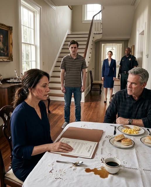 MY TWENTY THREE YEAR OLD SON SLAPPED ME AND SAID I HAD FINALLY LEARNED MY PLACE. THE NEXT MORNING, HE FOUND HIS FATHER, A SHERIFF’S DEPUTY, AND THE REAL DEED WAITING BESIDE HIS BREAKFAST.