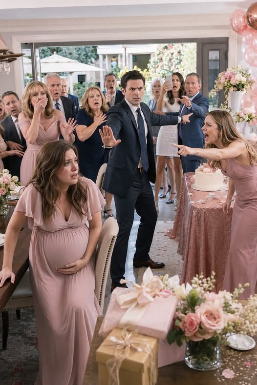 MY SISTER KICKED MY SIX MONTH PREGNANT BELLY AT MOM’S BIRTHDAY PARTY WHILE FORTY RELATIVES WATCHED. THEN MY FEDERAL JUDGE HUSBAND SAW THE PROPERTY PAPERS FALL FROM HER PURSE AND REALIZED THE ATTACK HAD BEEN PLANNED BEFORE WE ARRIVED.