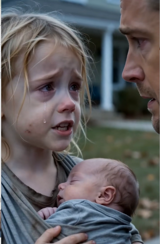 I Found a Five Year Old Girl Walking Barefoot Through the Cold With Her Newborn Brother Strapped to Her Chest. Then She Pointed at the Abandoned Building and Whispered, “Mommy Told Us Never to Go There.