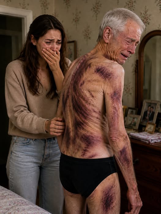 MY 78 YEAR OLD FATHER BEGGED ME NOT TO REMOVE HIS COAT, BUT WHEN I SAW THE ROPE BURNS UNDERNEATH, I REALIZED MY BROTHER WASN’T CARING FOR HIM. HE WAS TRYING TO TAKE EVERYTHING HE OWNED.