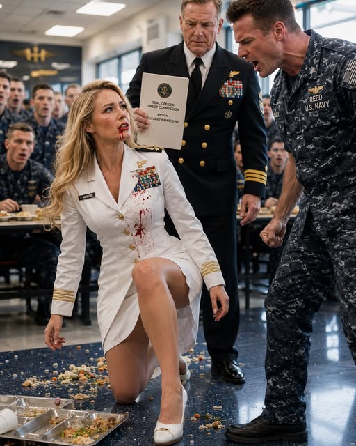 A DECORATED NAVY SEAL PUNCHED ME IN FRONT OF THE ENTIRE MESS HALL AND ORDERED ME TO CLEAN HIS FLOOR, BUT WHEN THE ADMIRAL HANDED ME SEALED ORDERS, HE STOPPED SMILING BEFORE I EVEN OPENED THEM