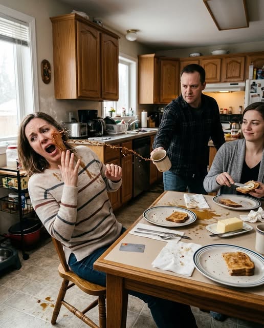 MY HUSBAND THREW SCALDING COFFEE INTO MY FACE BECAUSE I REFUSED TO GIVE HIS SISTER MY BANK CARD. HE TOLD ME TO “OBEY OR LEAVE,” BUT WHEN HE CAME HOME THAT NIGHT, MY WEDDING RING WAS BESIDE A BANK FRAUD FILE HE NEVER KNEW I HAD