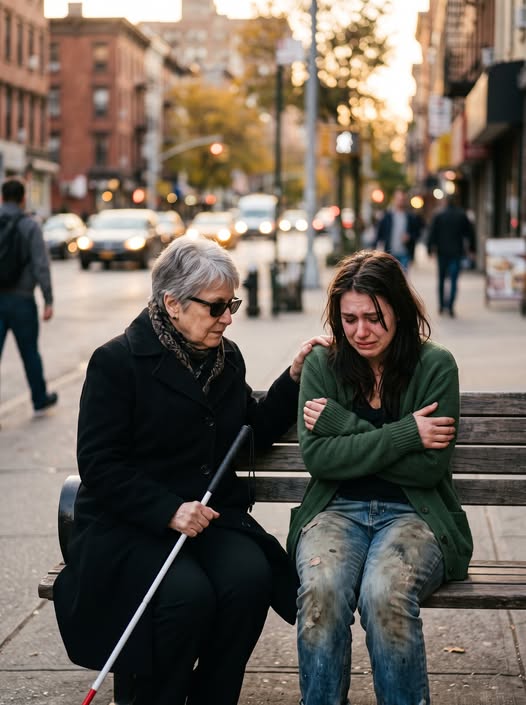 AFTER MY HUSBAND TOOK MY PHONE, CASH, AND CARDS AND LEFT ME STRANDED AT A BUS STOP TO “TEACH ME A LESSON,” A BLIND WOMAN SAID, “PRETEND YOU’RE MY GRANDDAUGHTER,” BUT FIVE DAYS LATER SHE WALKED ME INTO HIS CHARITY GALA HOLDING THE PAPER HE WOULD HAVE DONE ANYTHING TO DESTROY