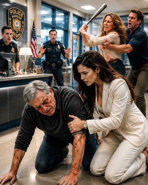 MY SISTER IN LAW DRAGGED MY SEVENTY YEAR OLD FATHER TO THE POLICE STATION AND ACCUSED HIM OF ATTACKING HER, BUT WHEN HIS SLEEVE SLIPPED BACK AND REVEALED WEEKS OF BRUISES, HER PERFECT PLAN TO HAVE HIM DECLARED INCOMPETENT BEGAN COLLAPSING IN FRONT OF THE OFFICERS