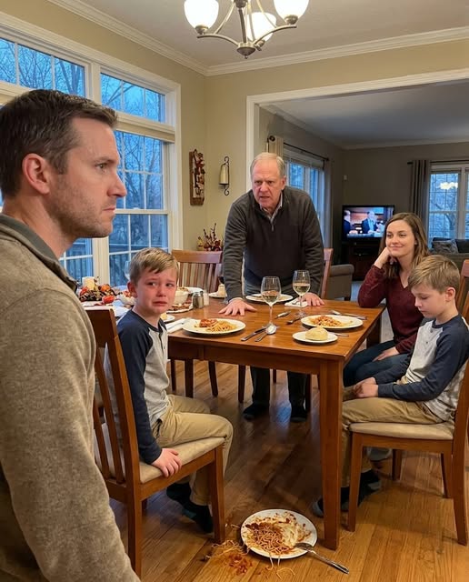MY FATHER ORDERED MY EIGHT YEAR OLD SON TO GET ON HIS KNEES AFTER MY NEPHEW SHOVED HIM OUT OF HIS CHAIR, SO I TOOK MY FAMILY AND LEFT, BUT THE NEXT MORNING DAD SHOWED UP SOBBING WITH BANK STATEMENTS AND SAID, “REBECCA EMPTIED THE TRUST YOUR MOTHER LEFT YOU TEN YEARS AGO”