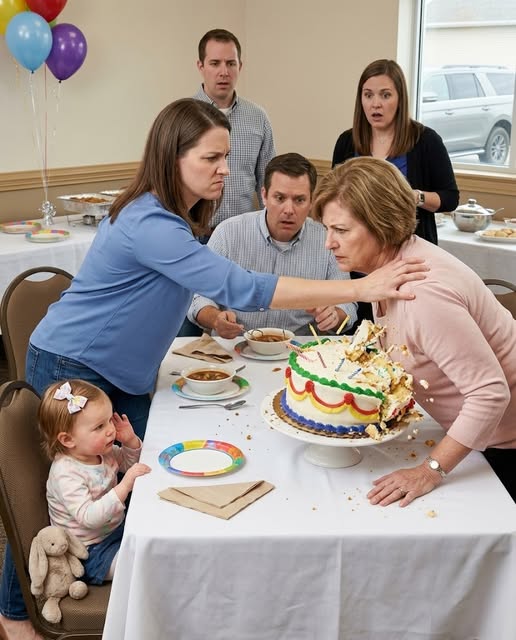 MY MOTHER IN LAW SLAPPED MY TWO YEAR OLD DAUGHTER AT HER BIRTHDAY BANQUET AND CALLED HER “TAINTED BLOOD,” BUT MY HUSBAND’S PANICKED CONFESSION IN THE HALLWAY EXPOSED THE SECRET HE HAD BEEN HELPING HIS MOTHER HIDE