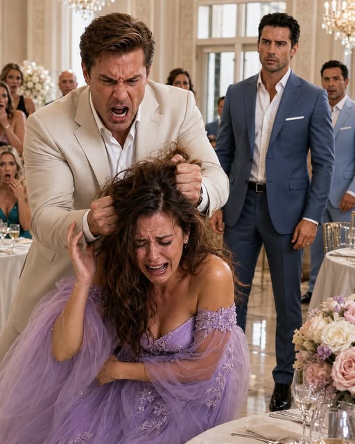 AT MY PROMOTION DINNER, MY HUSBAND DRAGGED ME BY THE HAIR AND SLAPPED ME IN FRONT OF A HUNDRED PEOPLE BECAUSE I EARNED MORE THAN HE DID, THEN THE BROTHER I HAD NOT SPOKEN TO IN YEARS WALKED INTO THE BALLROOM CARRYING A FOLDER THAT PROVED MY HUSBAND AND HIS MOTHER HAD BEEN STEALING FROM MY COMPANY FOR THREE YEARS