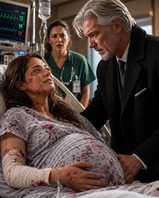 MY HUSBAND SHOVED ME OFF AN ICY MOUNTAIN WHILE I WAS NINE MONTHS PREGNANT FOR A FIFTY MILLION DOLLAR INSURANCE PAYOUT, BUT WHEN HE WALKED INTO MY HOSPITAL ROOM BELIEVING I WAS DEAD, THE SECOND POLICY ON OUR UNBORN SON EXPOSED WHAT HE HAD REALLY BEEN PLANNING