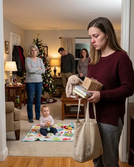 MY MOTHER HUMILIATED MY EIGHT-MONTH-OLD DAUGHTER AT CHRISTMAS DINNER, SO I PACKED EVERY PRESENT AND SAID, “THIS IS HER LAST CHRISTMAS IN THIS HOUSE.” THEN MY SISTER PANICKED AND ASKED, “MOM… YOU DIDN’T TELL CLAIRE ABOUT THE LETTER, DID YOU?”