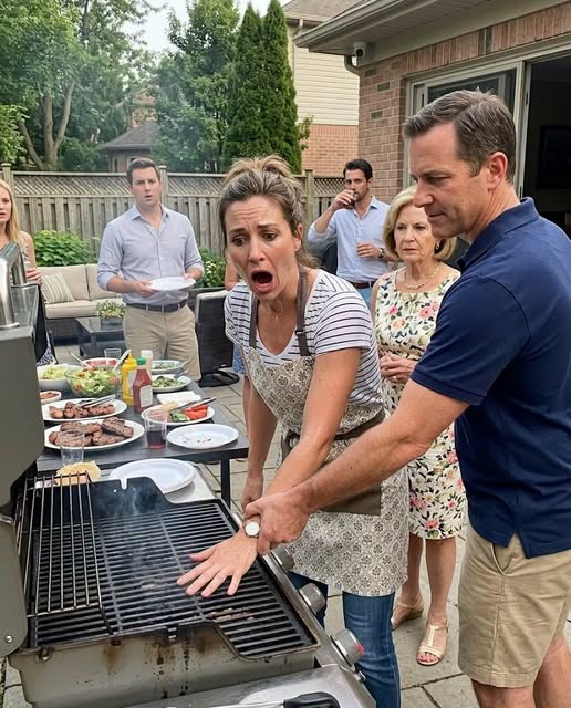 MY HUSBAND BURNED MY HAND ON THE GRILL IN FRONT OF HIS FRIENDS AND TOLD ME TO REMEMBER MY PLACE, BUT WHEN TWO MEN ARRIVED WITH A SEALED FOLDER, HIS MOTHER PANICKED BEFORE THEY EVEN SAID WHO SIGNED IT