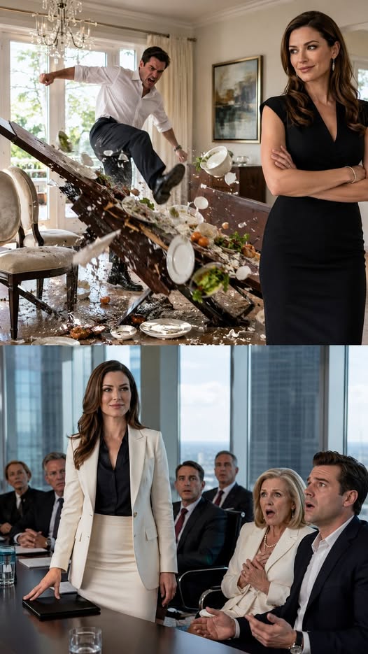 MY HUSBAND KICKED OVER OUR DINING TABLE THREE DAYS AFTER OUR WEDDING AND ROARED, “A WOMAN NEEDS TO BE HIT TO LEARN HER PLACE,” BUT HE DIDN’T KNOW THE TOWNHOUSE WAS MINE, HIS COMPANY STILL NEEDED MY UNSIGNED $5 MILLION, AND EVERY WORD HE SAID WAS ALREADY BACKING UP TO THE CLOUD