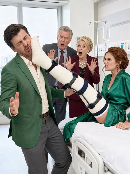 MY MOTHER-IN-LAW BROKE MY LEG WITH A HEAVY ROLLING PIN, AND MY HUSBAND LEFT ME ON THE KITCHEN FLOOR SAYING, “LET HER LEARN TO OBEY.” THREE DAYS LATER THEY CAME TO MY HOSPITAL ROOM TO MOCK ME—BUT WHEN I PLAYED THE RECORDING, MY LAWYER WALKED IN AND LUKE GOT A CALL THAT MADE HIS FACE TURN WHITE: “THE POLICE FOUND THE ROOM.”