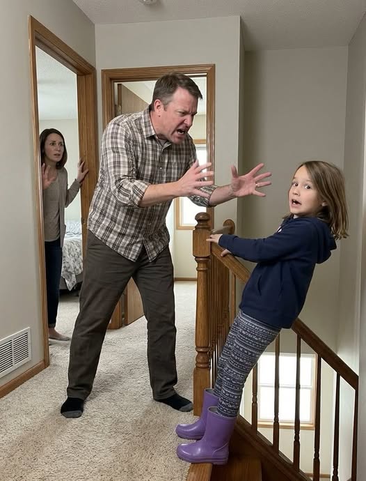 MY SEVEN-YEAR-OLD DAUGHTER WHISPERED, “DAD PUSHED ME. AUNT SERENA WATCHED,” AFTER A “FALL” DOWN OUR STAIRS—BUT THE CAMERA THEY TRIED TO DESTROY HAD RECORDED SOMETHING THAT STARTED LONG BEFORE MEADOW EVER REACHED THE HALLWAY