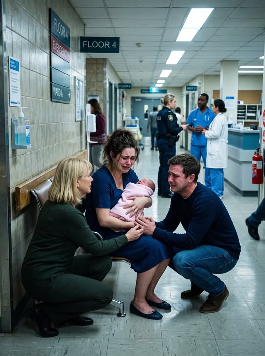 MY NEWBORN DAUGHTER WAS CRYING AT MIDNIGHT WHEN MY MOTHER IN LAW SLAPPED ME. LILY FELL FROM MY ARMS, HIT THE HARDWOOD FLOOR, AND STOPPED CRYING. AT THE HOSPITAL, PATRICIA WHISPERED, “TELL THEM IT WAS AN ACCIDENT.” THEN THE DOCTOR SAID, “THE FALL DOESN’T EXPLAIN EVERYTHING WE FOUND IN YOUR BABY’S BLOOD.”