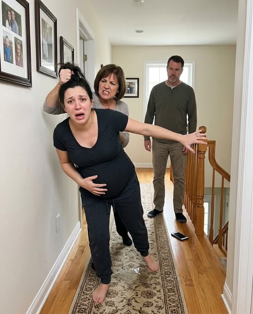 MY MOTHER IN LAW GRABBED MY HAIR WHILE I WAS NINE MONTHS PREGNANT AND SCREAMED, “YOU ARE NOT LEAVING WITH MY GRANDCHILD.” THEN HER HUSBAND CRUSHED MY PHONE AND ASKED, “IF THE BABY COMES TONIGHT, DOES THAT MAKE THE PAPERWORK EASIER?” I THOUGHT THEY WERE TRYING TO CONTROL MY CHILD. THEN I FOUND GUARDIANSHIP FORMS DATED TWO WEEKS BEFORE MY HUSBAND’S FATAL CRASH.