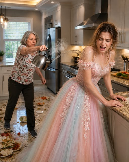 MY MOTHER IN LAW THREW BOILING WATER AT ME AND ORDERED ME OUT OF THE HOUSE SHE THOUGHT BELONGED TO HER SON, BUT WHEN I RETURNED IN FULL ARMY UNIFORM, SHE BLOCKED ONE LOCKED ROOM WITH HER BODY