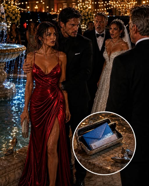 MY FATHER TOLD TWO HUNDRED WEDDING GUESTS THAT MY HUSBAND DID NOT EXIST, THEN SHOVED ME INTO A MARBLE FOUNTAIN, BUT WHEN A BLACK SUITED BILLIONAIRE WALKED THROUGH THE CROWD AND MY SISTER’S GROOM RAN FROM THE ALTAR, EVERYONE STOPPED LAUGHING