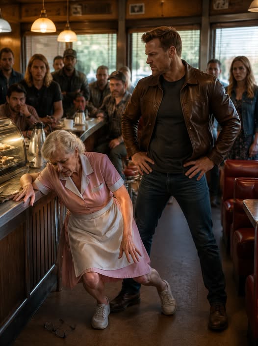 THE LOCAL BULLY SHOVED MY SEVENTY FIVE YEAR OLD MOTHER INSIDE HER DINER, BUT THE FORTY SEVEN SECONDS THE SHERIFF BURIED CONNECTED HIS FAMILY TO MY FATHER’S DEATH
