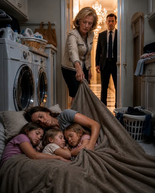 MY MOTHER IN LAW FORCED MY THREE DAUGHTERS TO SLEEP BESIDE THE LAUNDRY MACHINES, BUT THE BILLIONAIRE WHO SAW HER SLAP ME FOUND WHERE SHE HID THEIR INHERITANCE