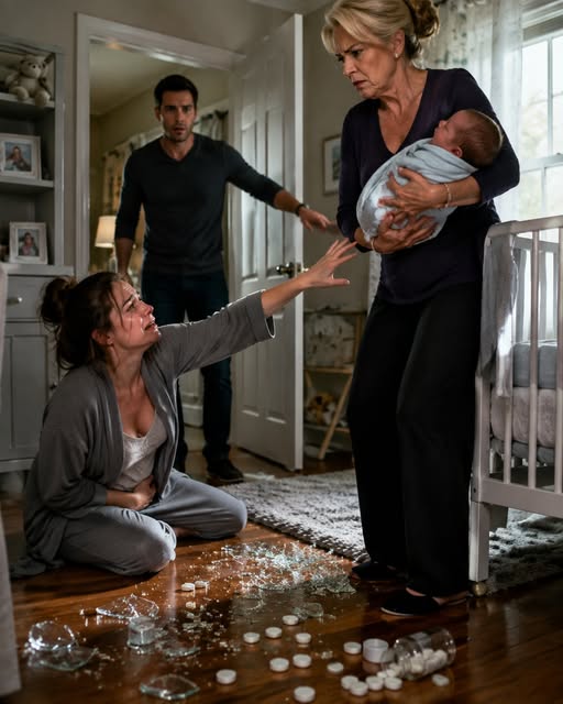MY MOTHER HELD MY NEWBORN HOSTAGE AND FORCED MY WIFE TO CRAWL THROUGH BROKEN GLASS, BUT SHE DID NOT KNOW I WAS WATCHING THE NURSERY CAMERA LIVE