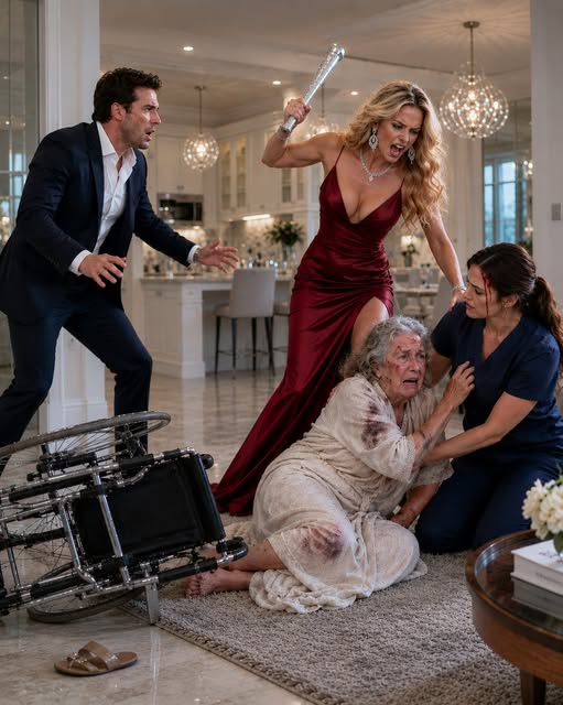 I CAME HOME EARLY FROM SAUDI ARABIA AND FOUND MY WIFE STANDING OVER MY DISABLED MOTHER WITH A METAL CANE, BUT THE BLUE SEWING BOX BESIDE HER WHEELCHAIR HELD 112 DAYS OF FOOTAGE SHE THOUGHT NO ONE WOULD EVER SEE