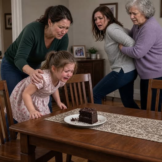 MY FIVE YEAR OLD DAUGHTER STOPPED CRYING THE INSTANT MY SISTER SLAMMED HER FACE AGAINST THE DINING TABLE.