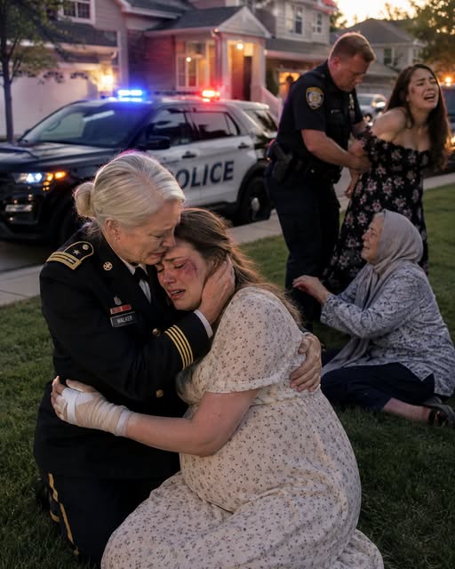 MY EIGHT-WEEK-PREGNANT DAUGHTER CRAWLED ONTO MY PORCH AT 4 A.M., HER FACE BRUISED AND ONE HAND CLUTCHED OVER HER STOMACH. “CELESTE SAID MY BABY DIDN’T BELONG IN THEIR FAMILY.” I LOCKED THE DOOR, CALLED MY BROTHER, AND SAID, “ARTHUR, IT’S TIME. DO WHAT DADDY TAUGHT US.” THEN POLICE LIGHTS FLOODED MY WINDOWS—AND AN OFFICER SHOUTED, “MRS. CARTER, OPEN UP! WE NEED TO KNOW WHO GOT TO CELESTE BEFORE WE DID!”