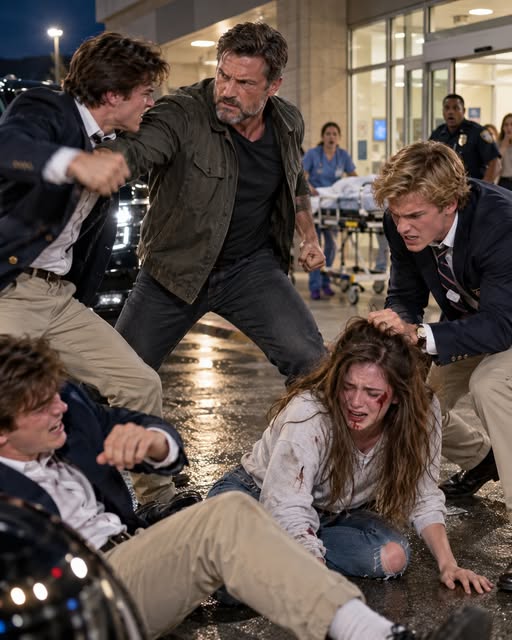 THREE RICH BOYS BROKE MY NINETEEN YEAR OLD DAUGHTER’S JAW AND LAUGHED, “OUR FAMILIES WILL MAKE THIS DISAPPEAR.” THEY THOUGHT HER FATHER WAS JUST A QUIET SECURITY CONSULTANT. I HADN’T CALLED MY OLD UNIT IN NINETEEN YEARS. THAT NIGHT, ONE MAN ANSWERED AFTER A SINGLE RING: “COMMANDER… ARE WE COMING BACK?”