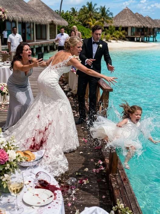 MY SISTER PUSHED MY EIGHT YEAR OLD DAUGHTER OFF A WEDDING DECK IN BORA BORA, AND MY MOTHER SLAPPED ME WHEN I TRIED TO SAVE HER. THEY TOLD ME TO STOP “RUINING” THE TWO MILLION DOLLAR WEDDING. I MADE ONE PHONE CALL INSTEAD: “ACTIVATE CODE RED.” BEFORE SUNSET, THEY FINALLY LEARNED WHO HAD REALLY PAID FOR THEIR PERFECT WEEK.