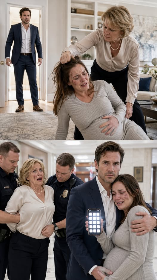 I CAME HOME FIVE HOURS EARLY AND FOUND MY SEVEN-MONTH-PREGNANT WIFE ON THE FLOOR WHILE MY MOTHER HELD HER BY THE HAIR. I THREW MY MOTHER’S SUITCASE OUT, CHANGED EVERY LOCK, AND OPENED A FOLDER ON ELENA’S PHONE CALLED “IF I DISAPPEAR.” ENTRY 412 ENDED WITH ONE SENTENCE: “SHE SAYS ONCE I’M GONE, ADRIAN WILL LET HER RAISE MY BABY.” THEN I CHECKED THE FORGED DOCUMENTS’ METADATA.