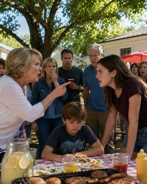 MY MOTHER TOLD MY EIGHT-YEAR-OLD SON, “NEXT TIME, LEAVE THAT WRETCHED BRAT AT HOME.” THEN MY SEVENTEEN-YEAR-OLD DAUGHTER PUT HER PHONE ON THE BIRTHDAY TABLE AND SAID, “DO YOU WANT ME TO PLAY THE PART WHERE YOU ADMIT WHO HELPED YOU TRY TO STOP NOAH FROM BECOMING MY BROTHER?”