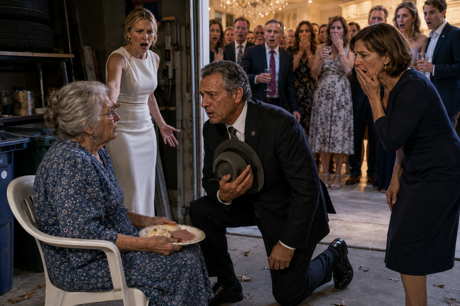 They Made Grandma Eat In The Garage—Then The Mayor Took Off His Hat