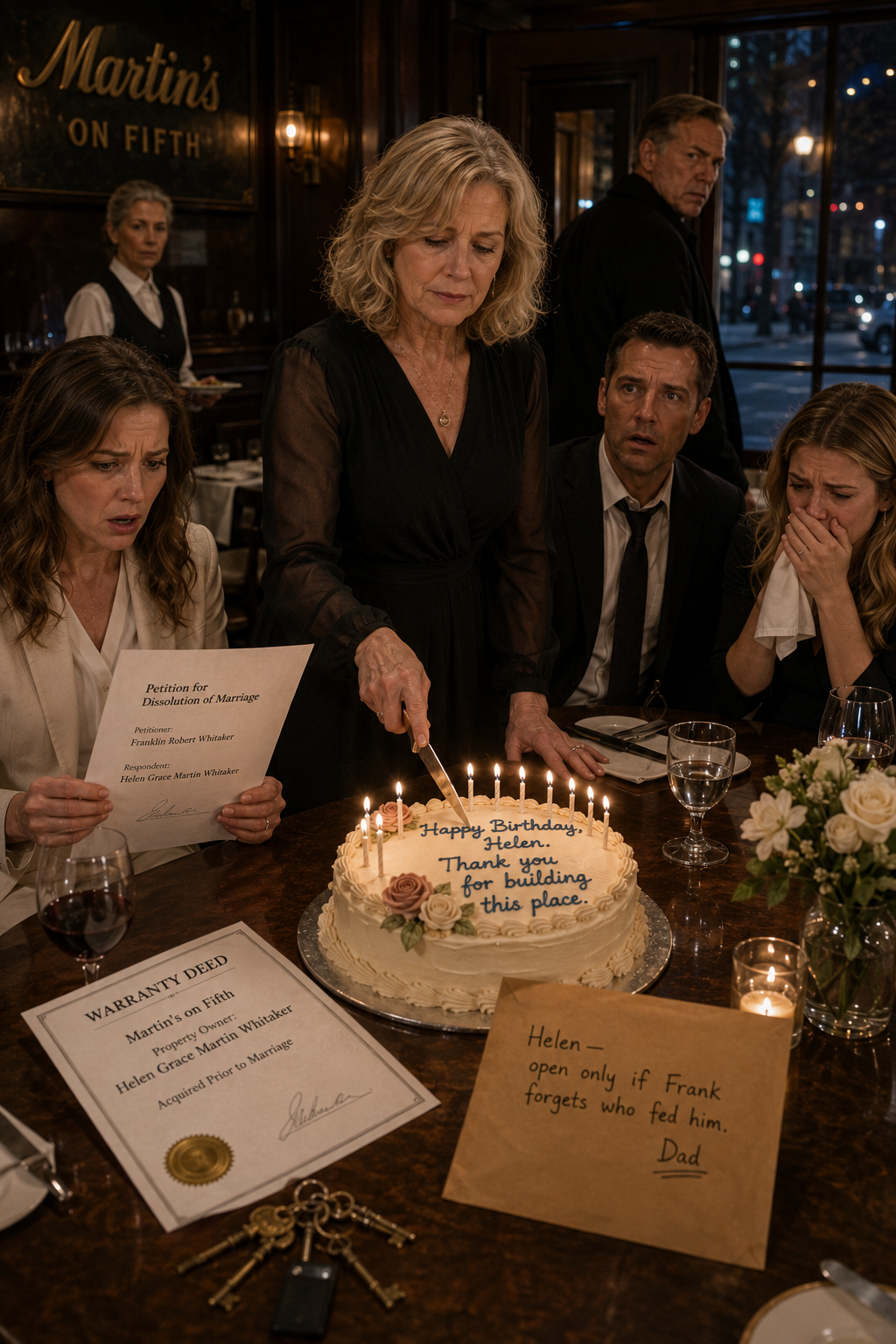 At My Birthday Dinner, My Children Served Me Divorce Papers