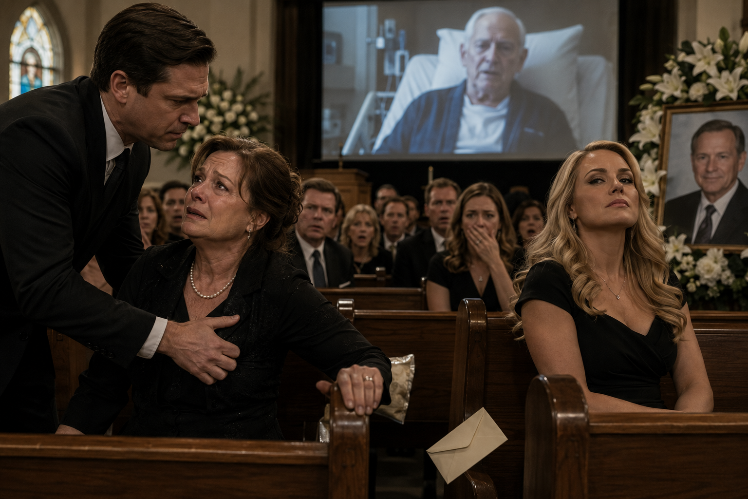 At My Husband’s Funeral, My Son Told Me To Sit In The Back—Then His Final Video Exposed Them
