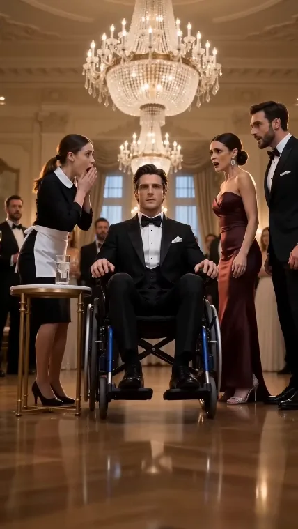 THE BILLIONAIRE'S EX HUMILIATED HIM IN A WHEELCHAIR—BUT THE ONLY WAITRESS WHO DEFENDED HIM DIDN'T KNOW HE OWNED THE ENTIRE HOTEL