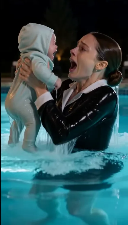 THE MAID JUMPED INTO THE POOL TO SAVE HIS BABY—BUT THE BILLIONAIRE BELIEVED HIS MOTHER'S LIE UNTIL ONE RECORDING EXPOSED EVERYTHING