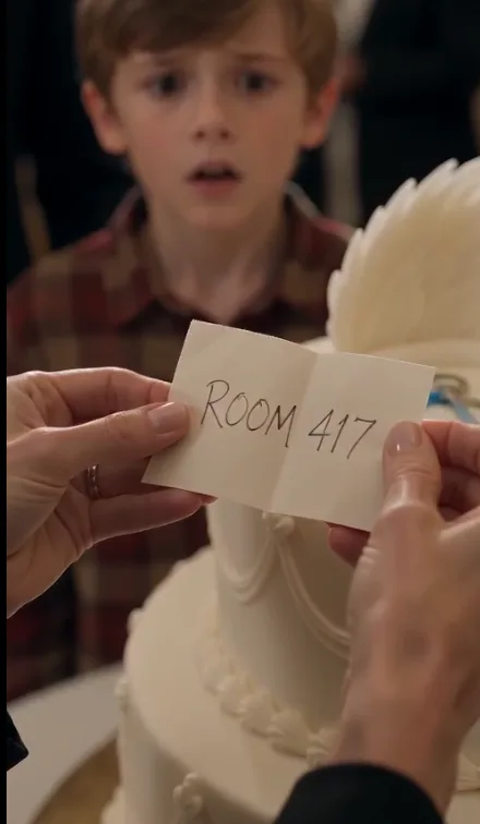 THE BILLIONAIRE FOUND “ROOM 417” INSIDE HIS SON’S BIRTHDAY CAKE—AND THE WOMAN HE WAS ABOUT TO MARRY BEGGED HIM NOT TO OPEN THAT DOOR